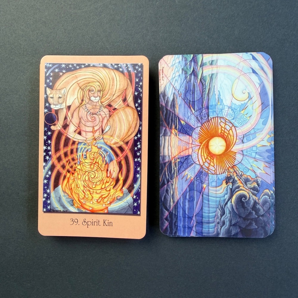 Sacred Geometry Oracle Deck Francene Hart 64 Cards Visionary Art Spiritual - Picture 3 of 3